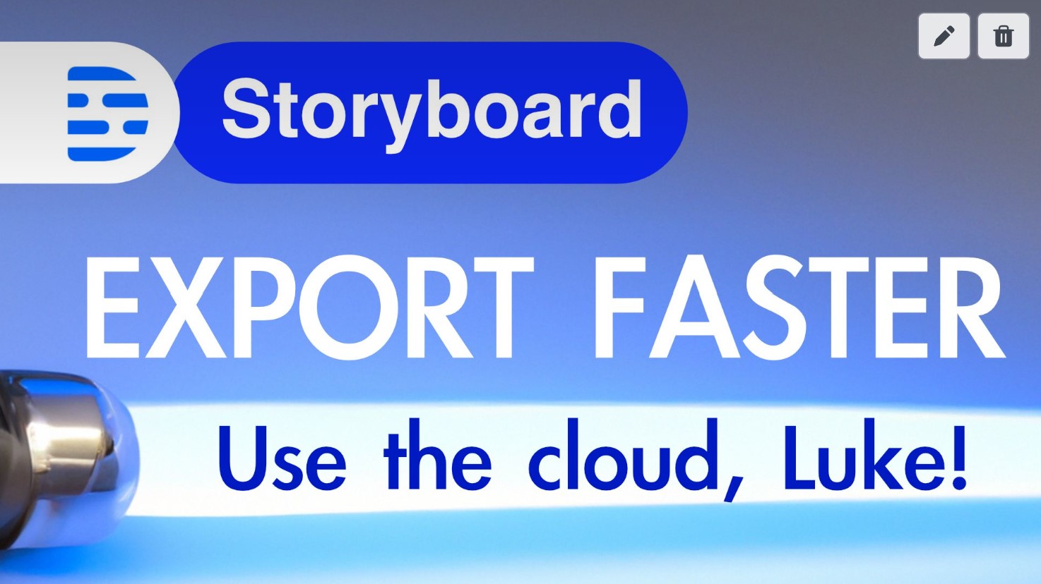 Export Faster in the Cloud with Descript Storyboard