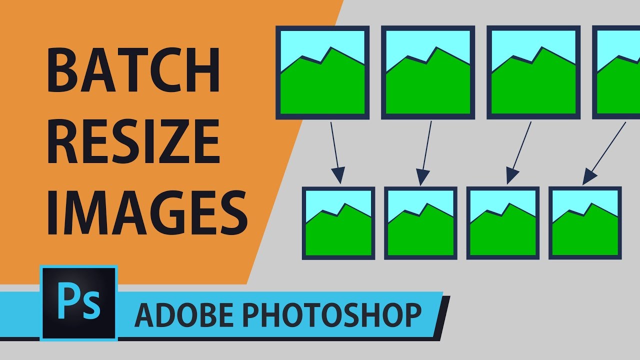 Photoshop batch resize images using Photoshop's image processor tool