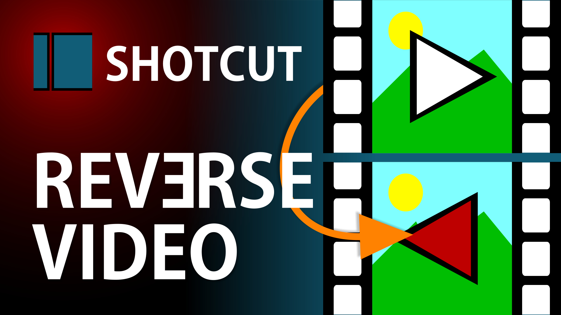 How to reverse video in ShotCut Free Editor | Play video backwards tutorial