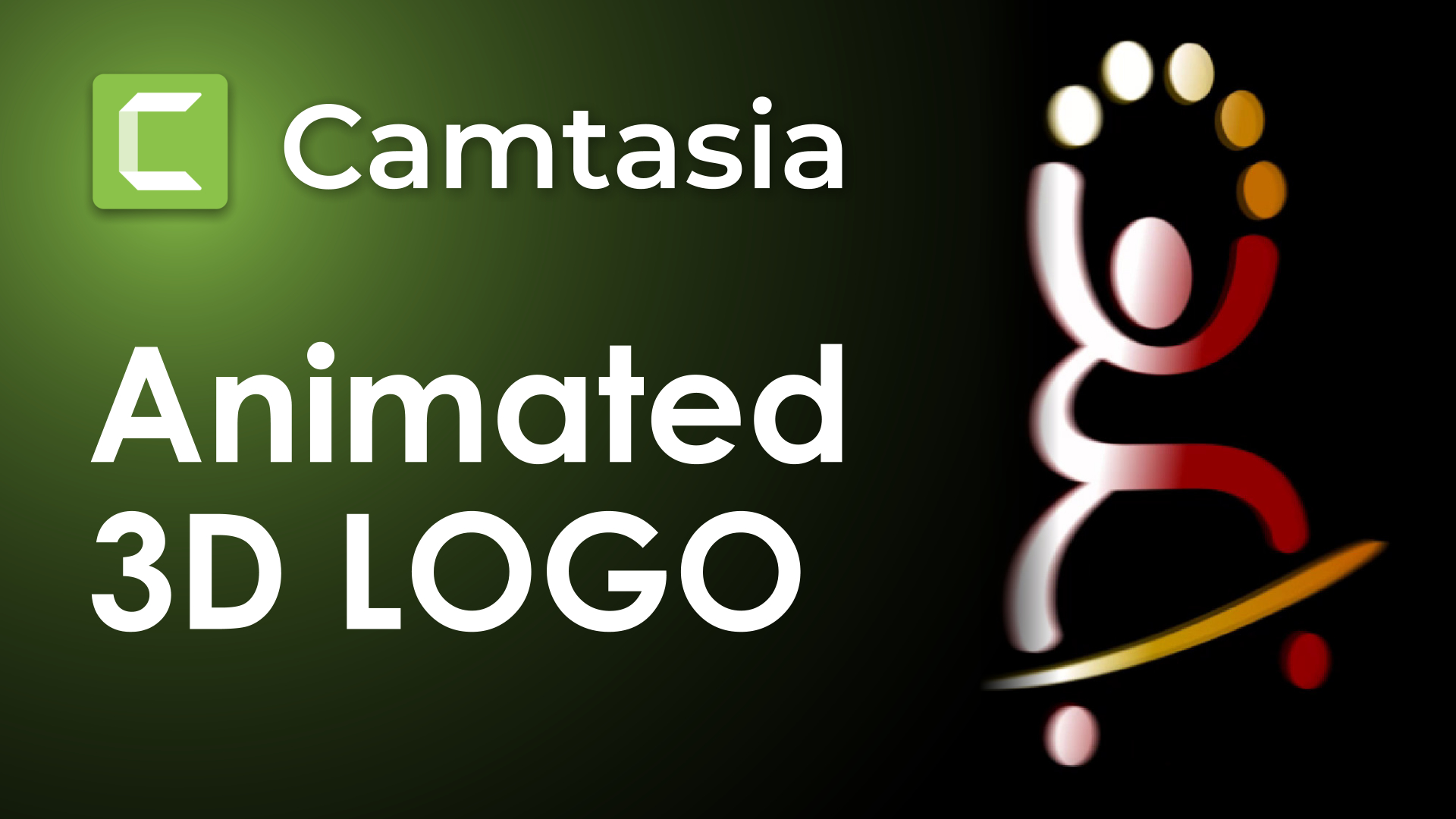 How to make 3D rotating logo effect in Camtasia 2021 | Camtasia Tutorial