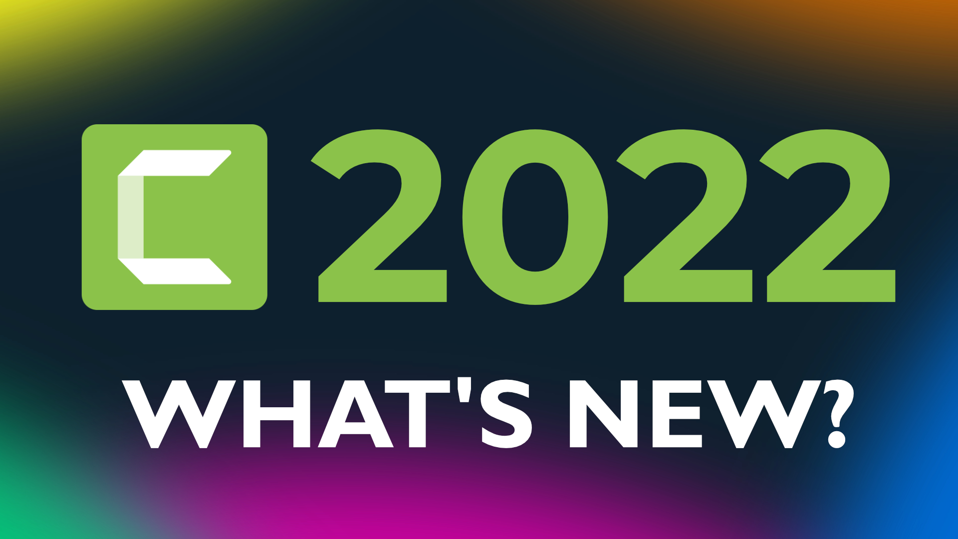 Camtasia 2022: What's New?