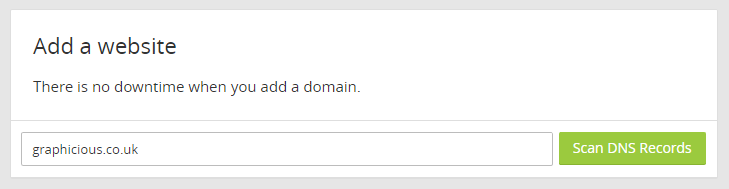Add a domain name/website to your account in Cloudflare