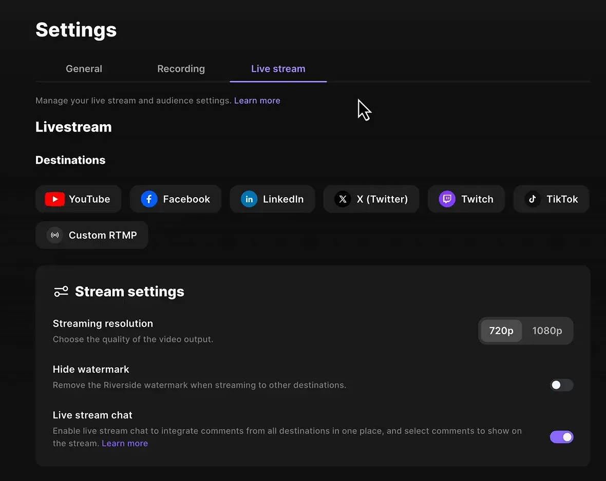 Best Settings for Your Riverside Studio: A Feature-by-Feature Guide