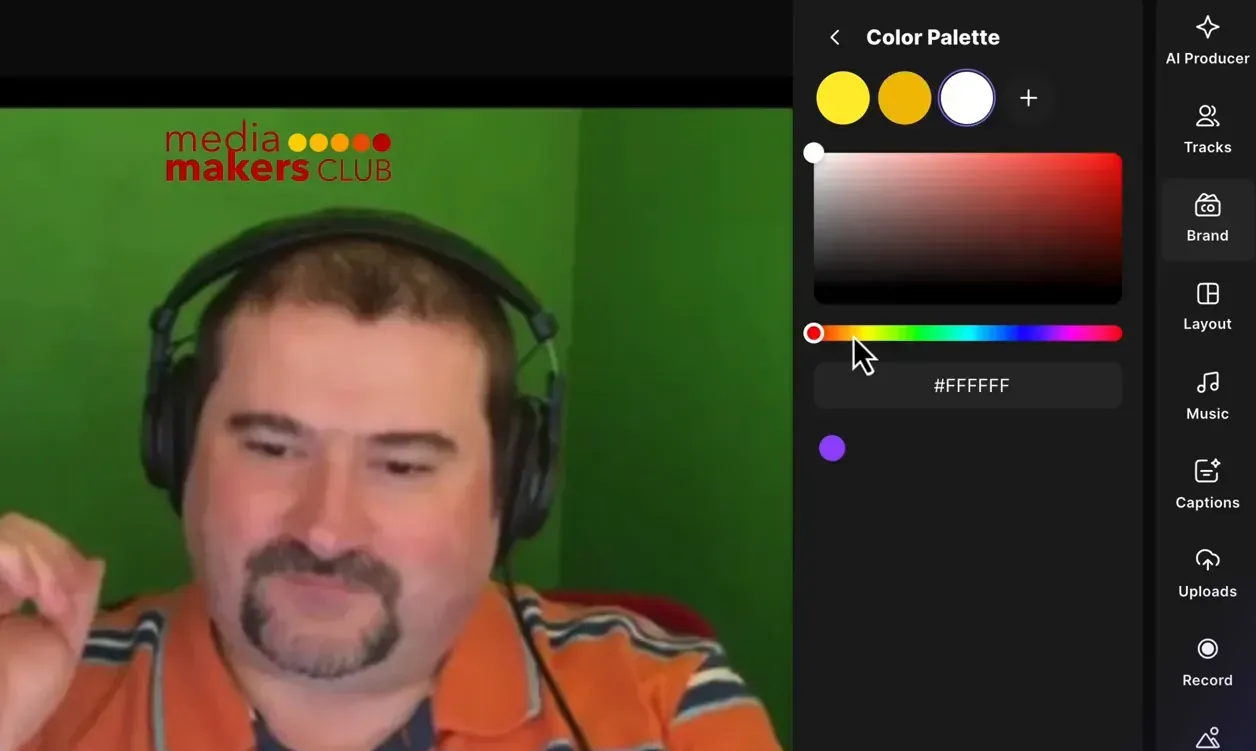 Apply Branding with One Click in Riverside.fm Brand Kit