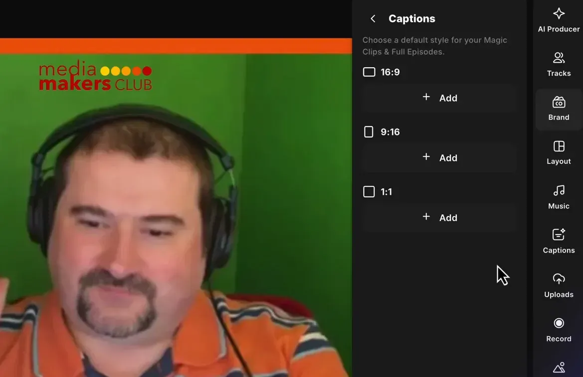 Apply Branding with One Click in Riverside.fm Brand Kit