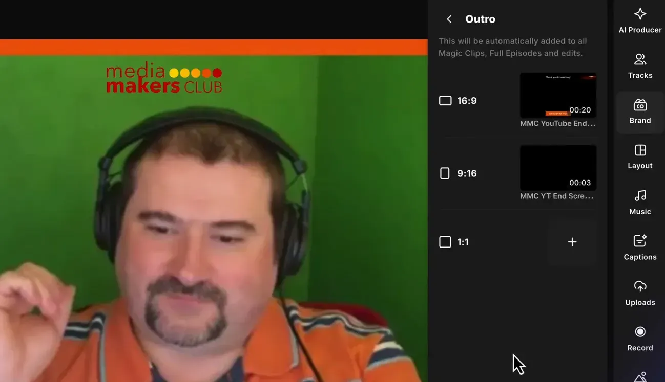 Apply Branding with One Click in Riverside.fm Brand Kit