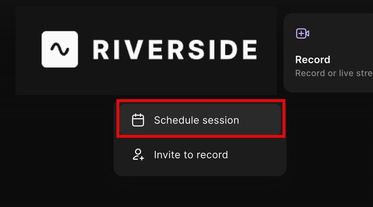 Schedule Multiple Recording Sessions in Advance with Riverside.fm