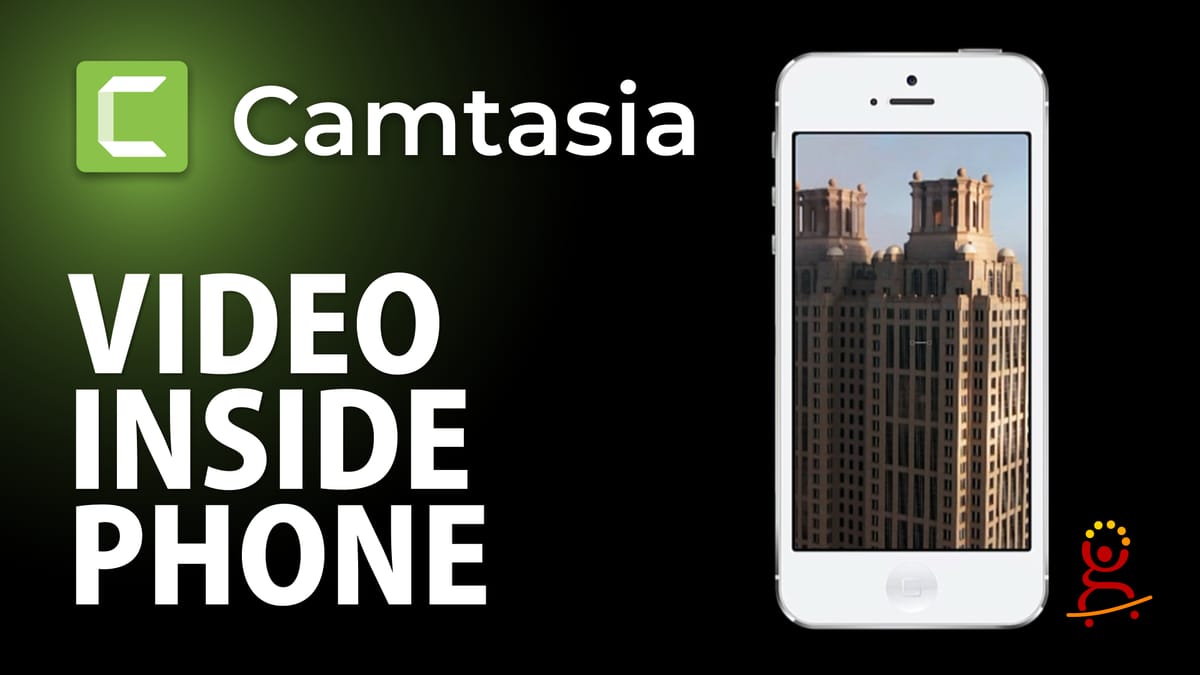 Play video inside phone or Custom Device Frame in Camtasia 2021 | Media Matte and Masking