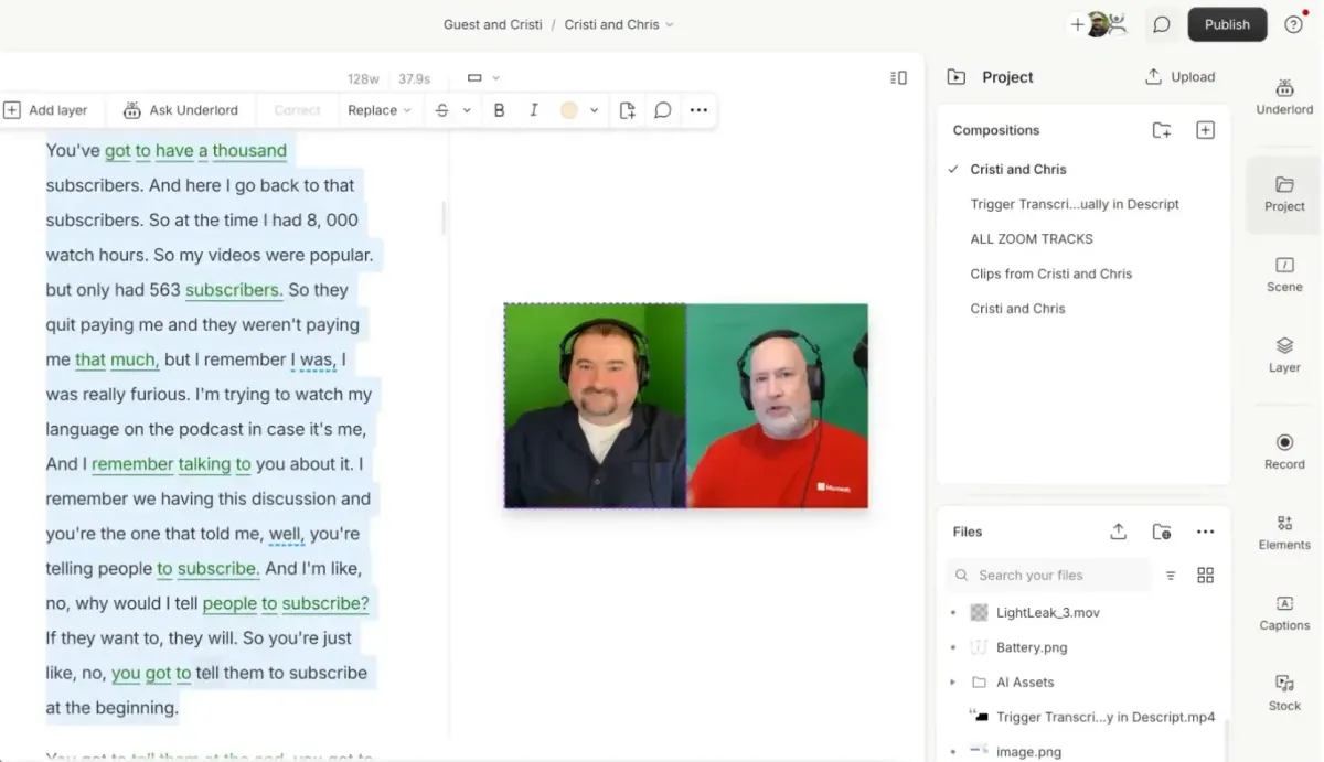Translate and Voice Your Videos in Another Language with Descript