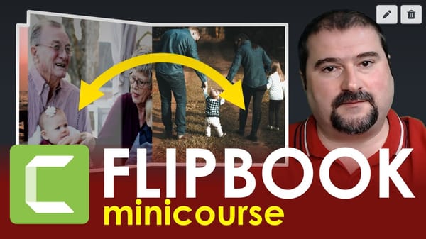 Create an Animated Customisable Flipbook with Camtasia (2022+)