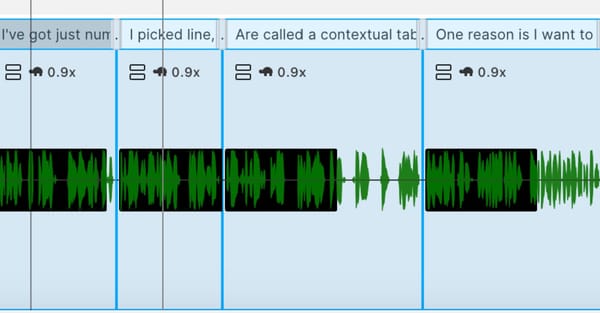 Adjust Clip Speed in Bulk in Descript Storyboard
