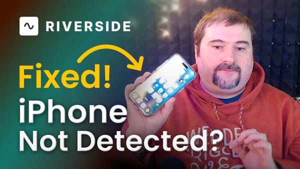 FIXED: iPhone Not Detected: Troubleshooting Continuity Camera Issues