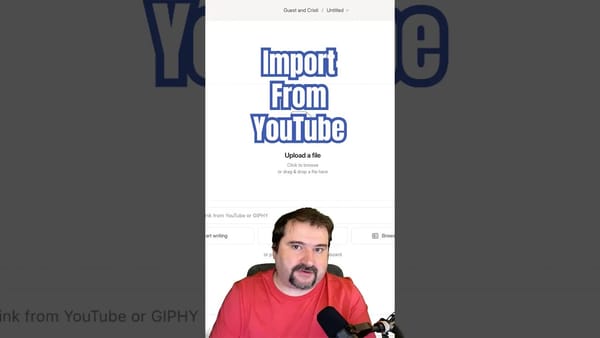 Download Video from YouTube in Descript